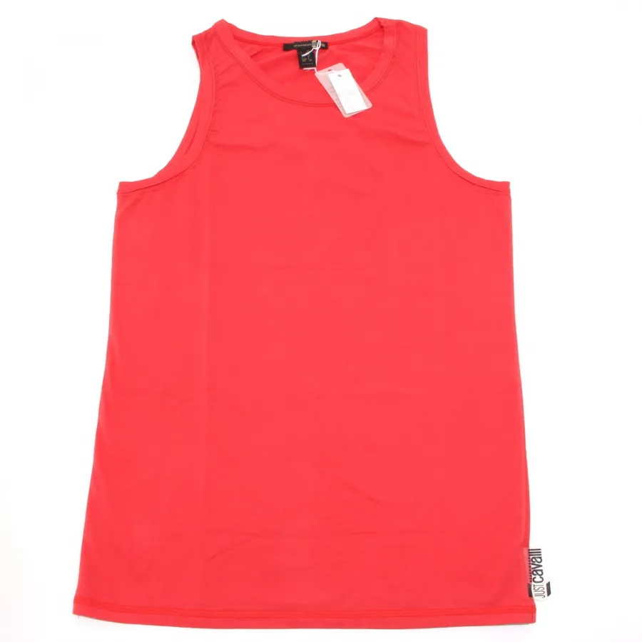 1186P canotta rossa JUST CAVALLI BEACHWEAR uomo t-shirt men