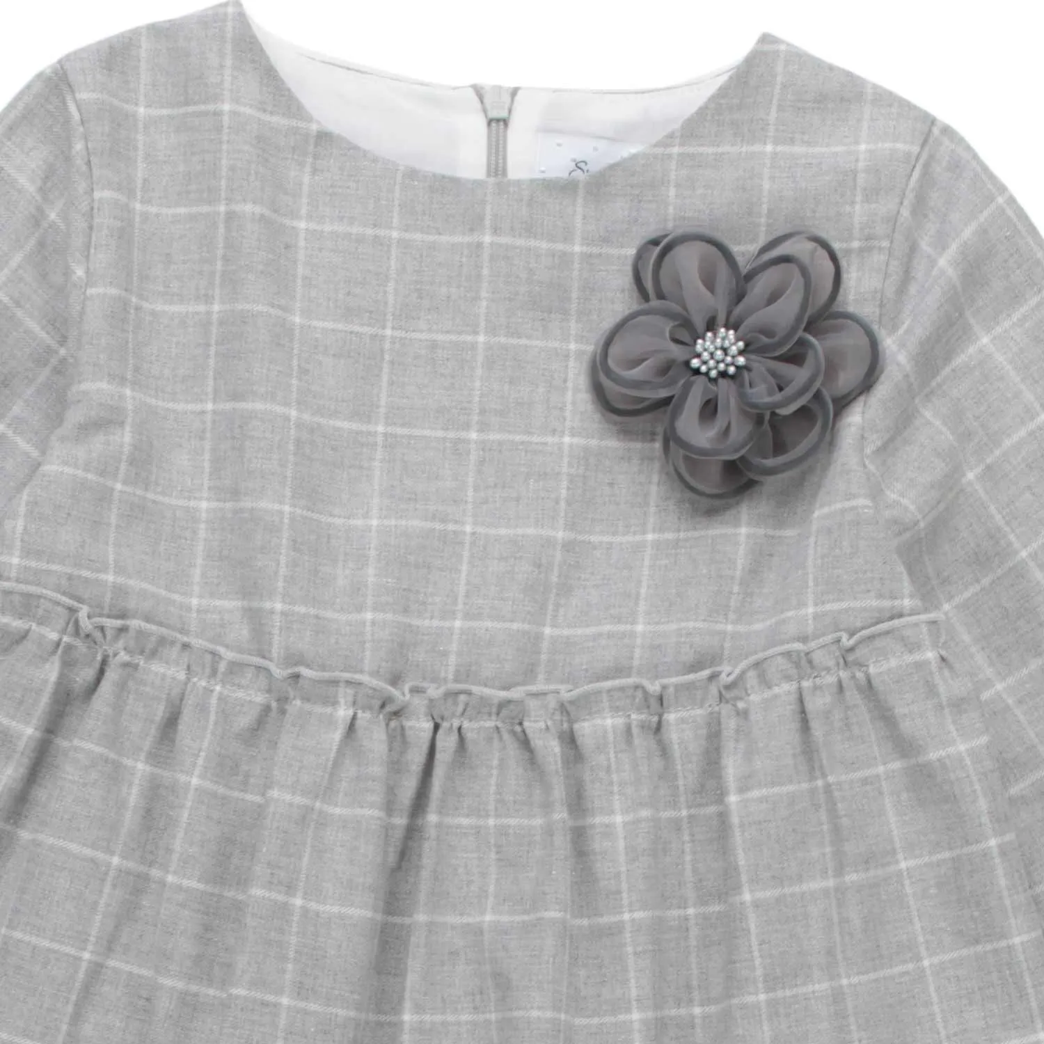 Abito Grigio Bimba Bambina
