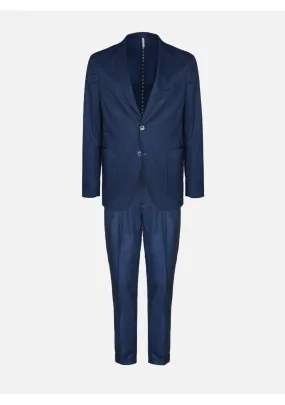ABITO VESUVIO CHECK BLU