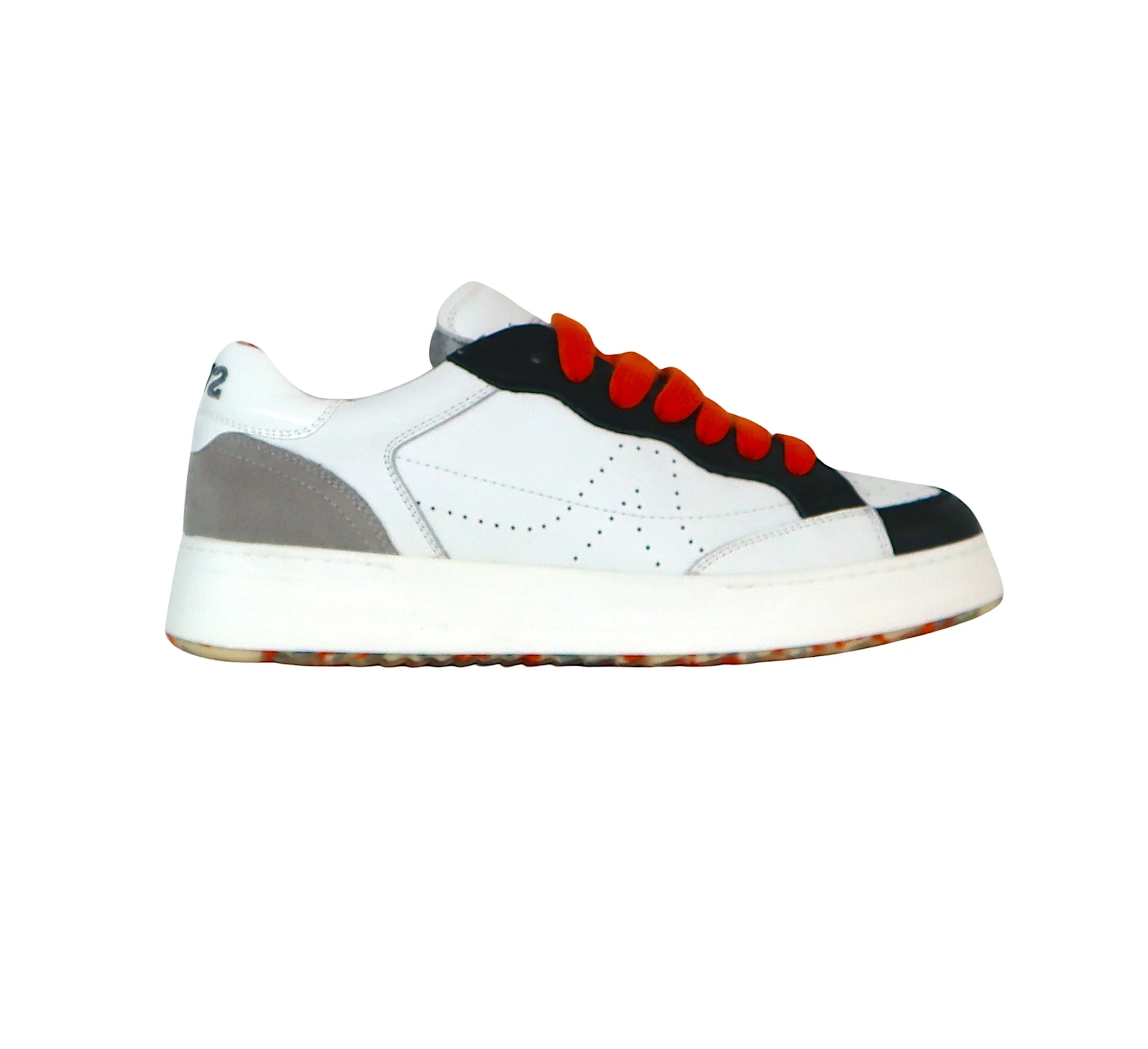 ACCADEMIA 72 scarpe sneakers uomo pelle AC-020 038 BIANCO NERO estate 2024