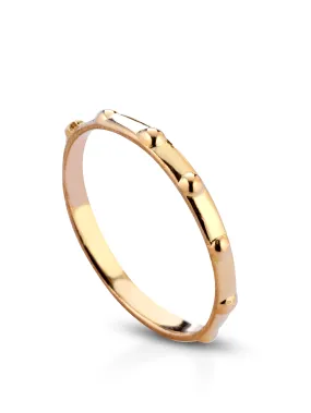 Anello del rosario in Oro Giallo