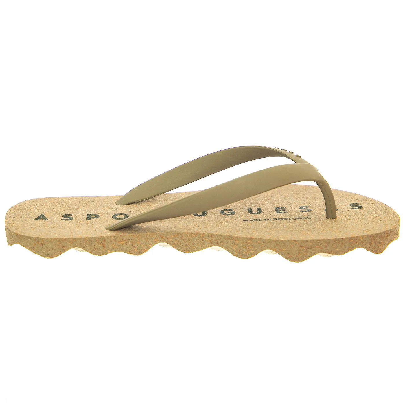 ASPORTUGUESAS Base L Rubber Strape Military Gold - Sandali Donna Verdi    