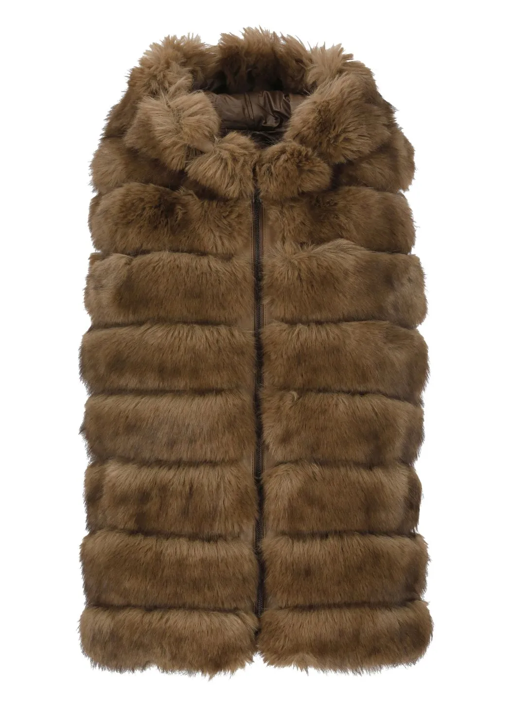  Betta Corradi Cappotto reversibile in pelliccia sintetica 