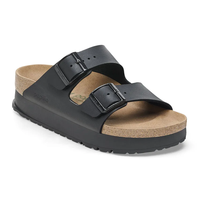 Birkenstock Arizona PAP Flex Platform sandalo anatomico Nero