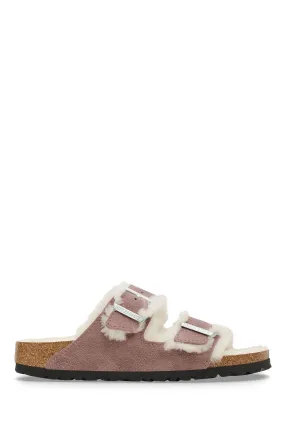 Birkenstock Arizona Sandali in shearling scamosciato    
