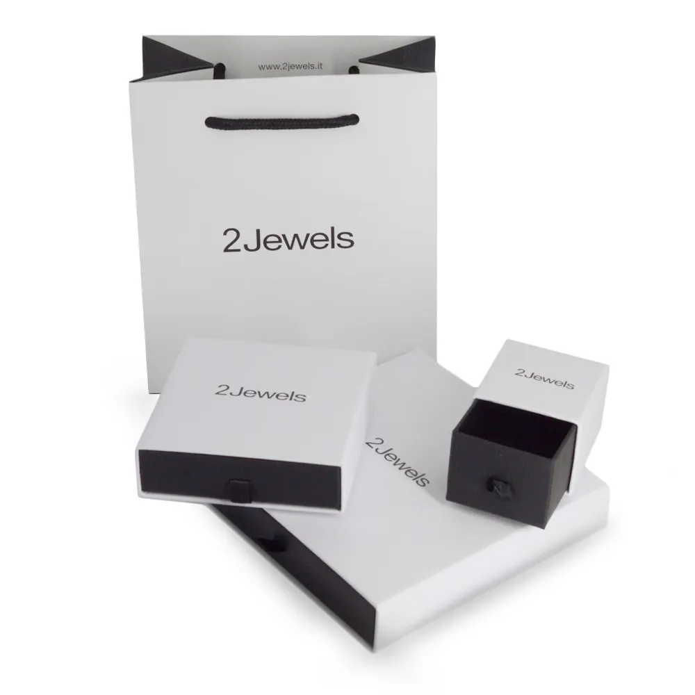 Bracciale 2Jewels Uomo NAVY in acciaio PVD nero Ancora 232089