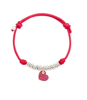 Bracciale Dodo Charm Cuore Rosso