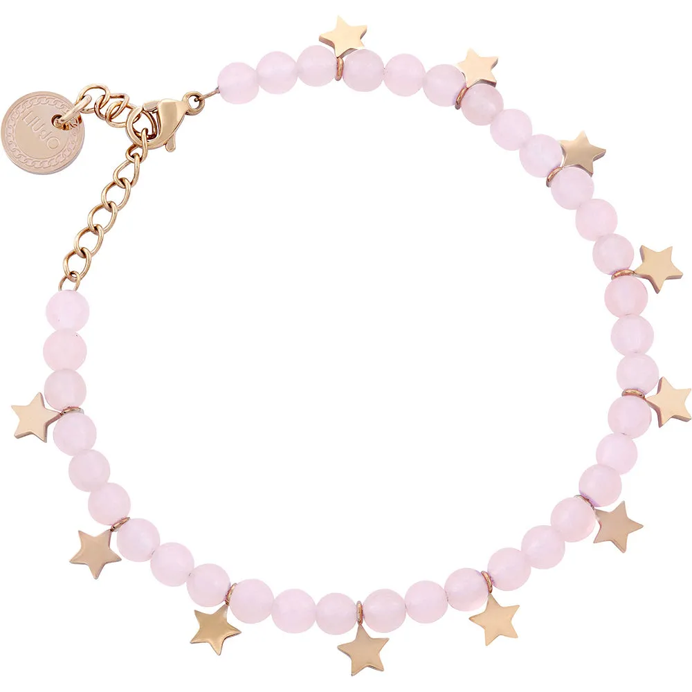 Bracciale Donna Acciaio Icona Stelle Rosa Liu Jo Luxury