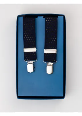 BRETELLE POIS GENTLEMAN BLU GIALLO
