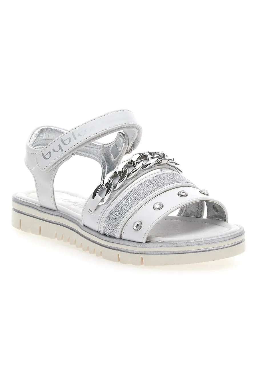   BYBLOS Sandali con catenella Bianchi Byblos 253