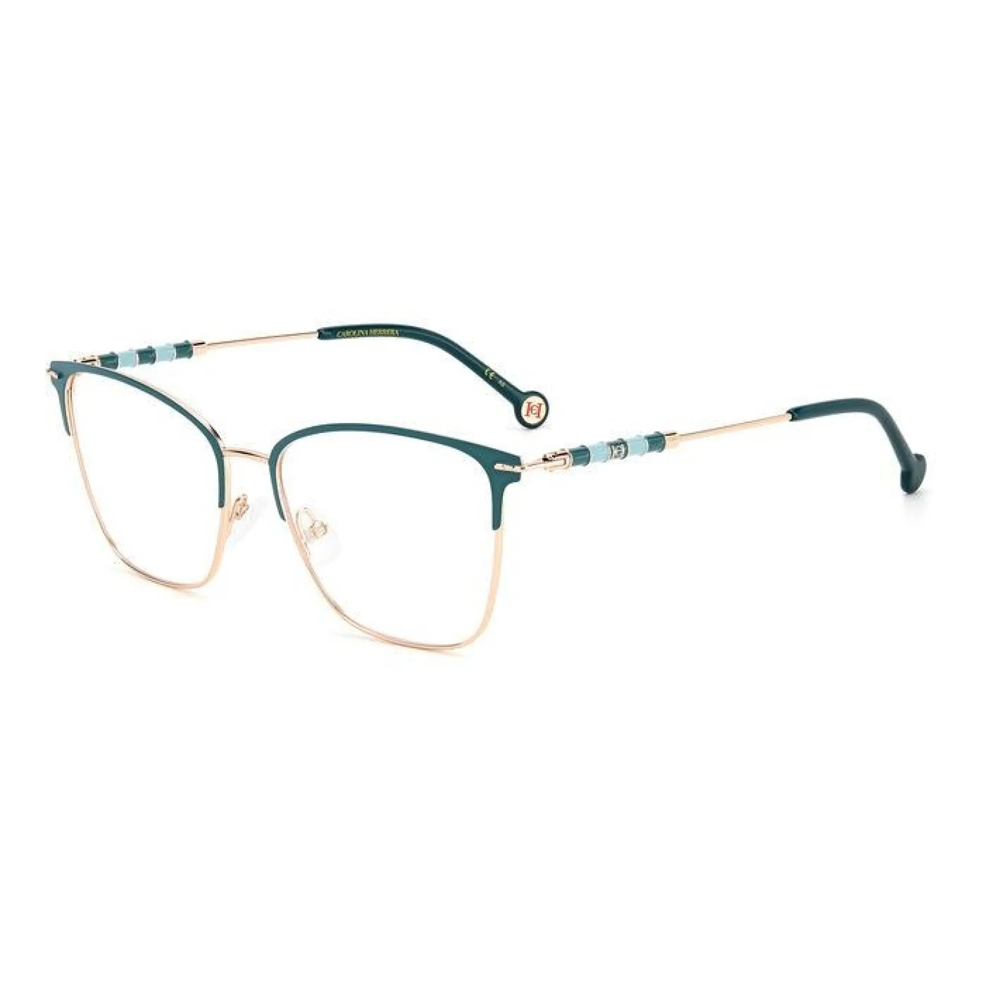   Carolina Herrera CH 0040 - PEF Verde Oro | Occhiale Da Vista Donna 