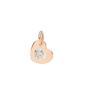 Ciondolo Donna Dodo Cuore/Lucchetto Oro Rosa e Bianco 9Kt DMCUORG/9/SE9B/K