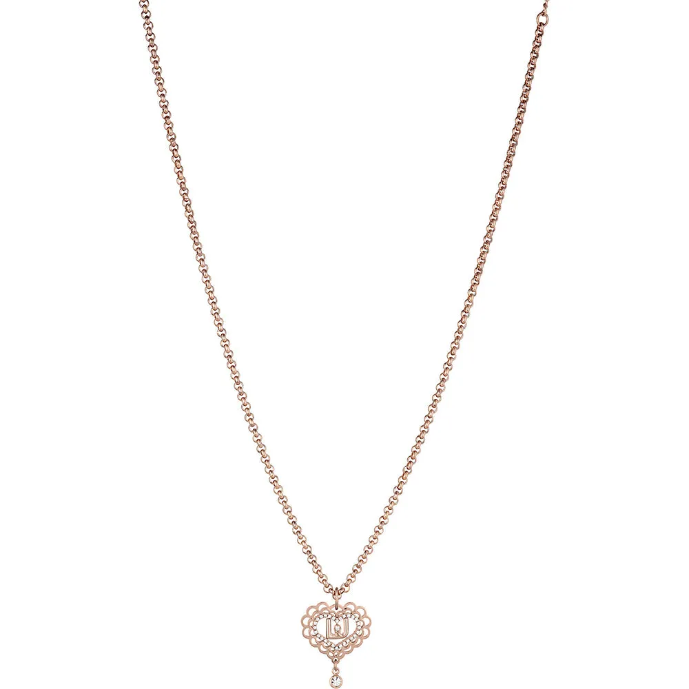 Collana Donna Acciaio Cuore Rose Passion Liu Jo Luxury