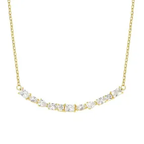Collana Donna Argento Giallo Colour Wave Bianco Nomination
