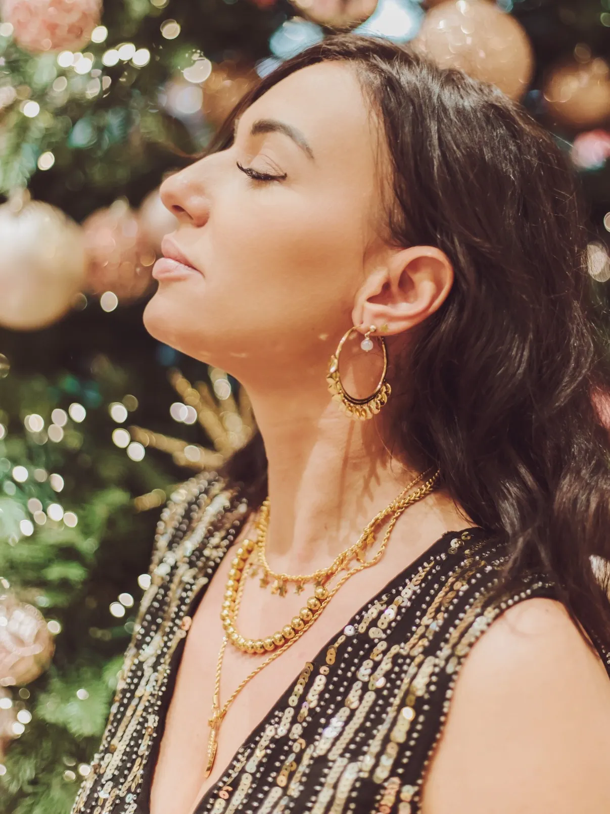 COLLANA MULTISTELLE STAR ARGENTO, ORO o ORO ROSA