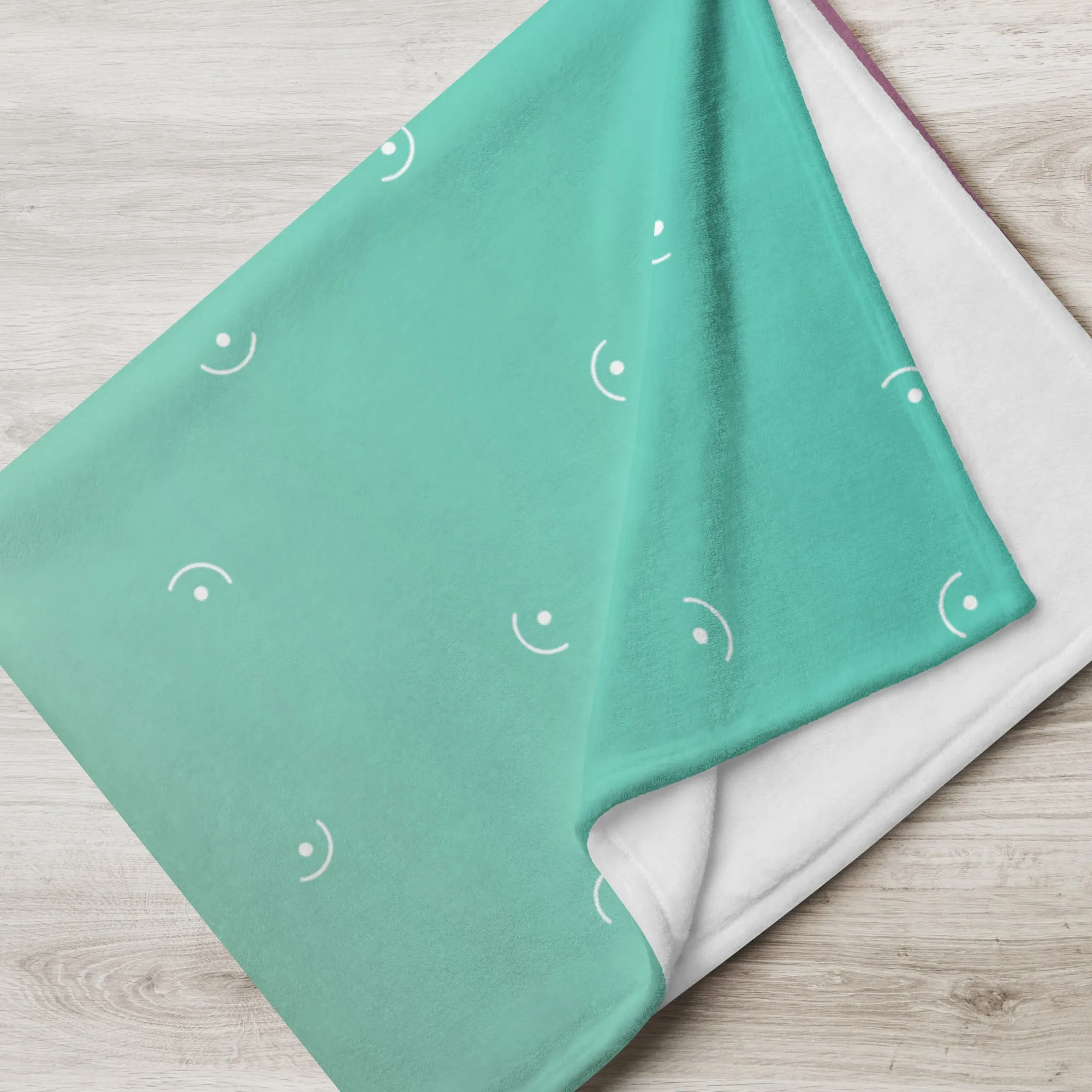 Coperta rosa e verde
