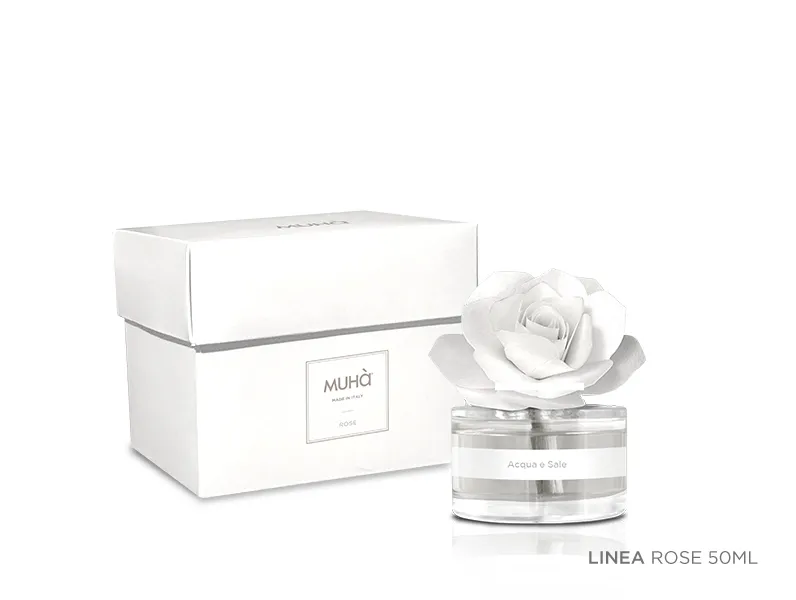 DIFFUSORE PER AMBIENTE ROSA ACQUA E SALE 50ML MUHÀ