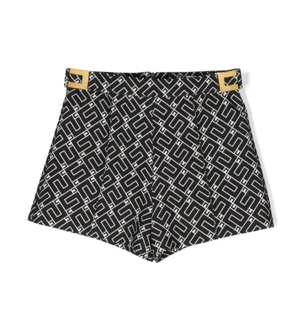 Elisabetta Franchi Shorts con fibbie EFBE055