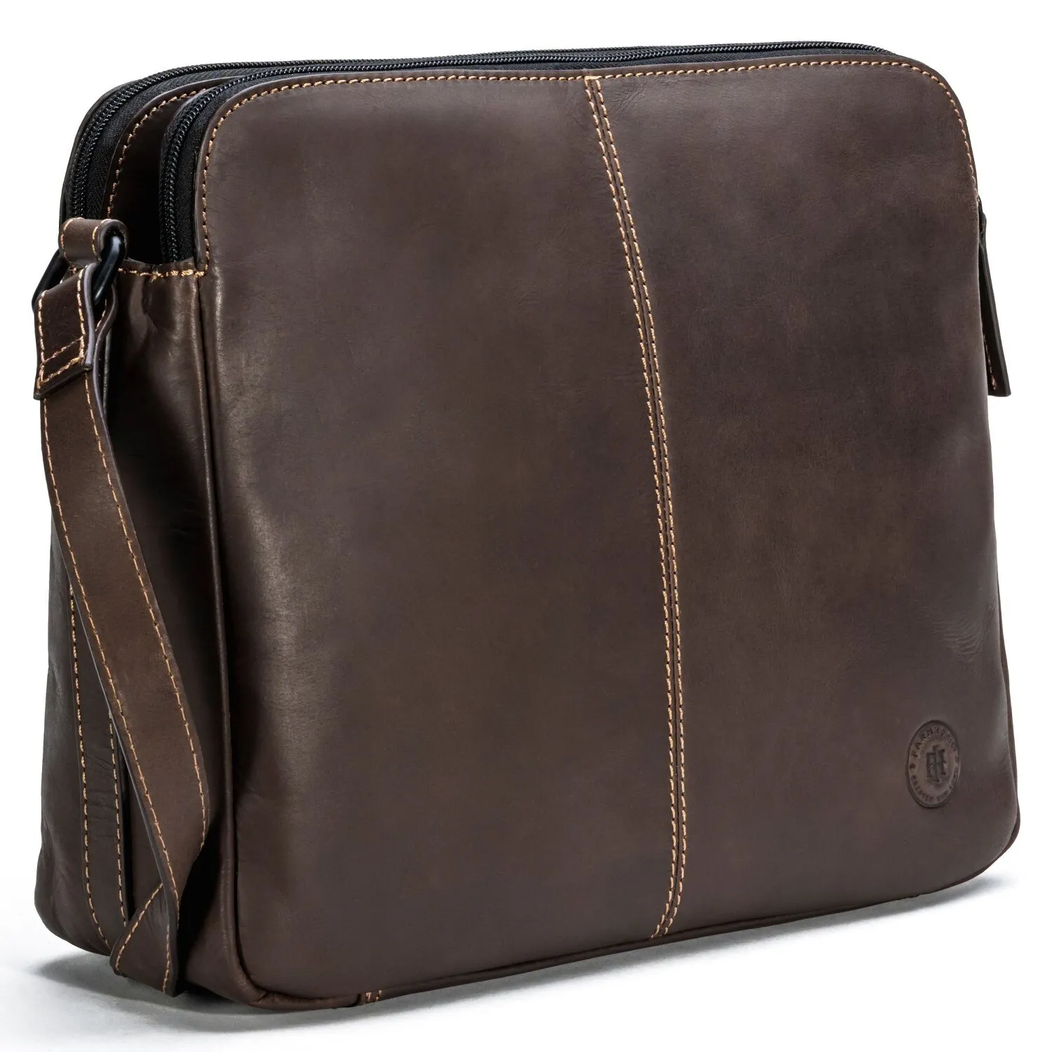 Farmhood Nashville XL borsa a tracolla 2 scomparti in pelle 29 cm