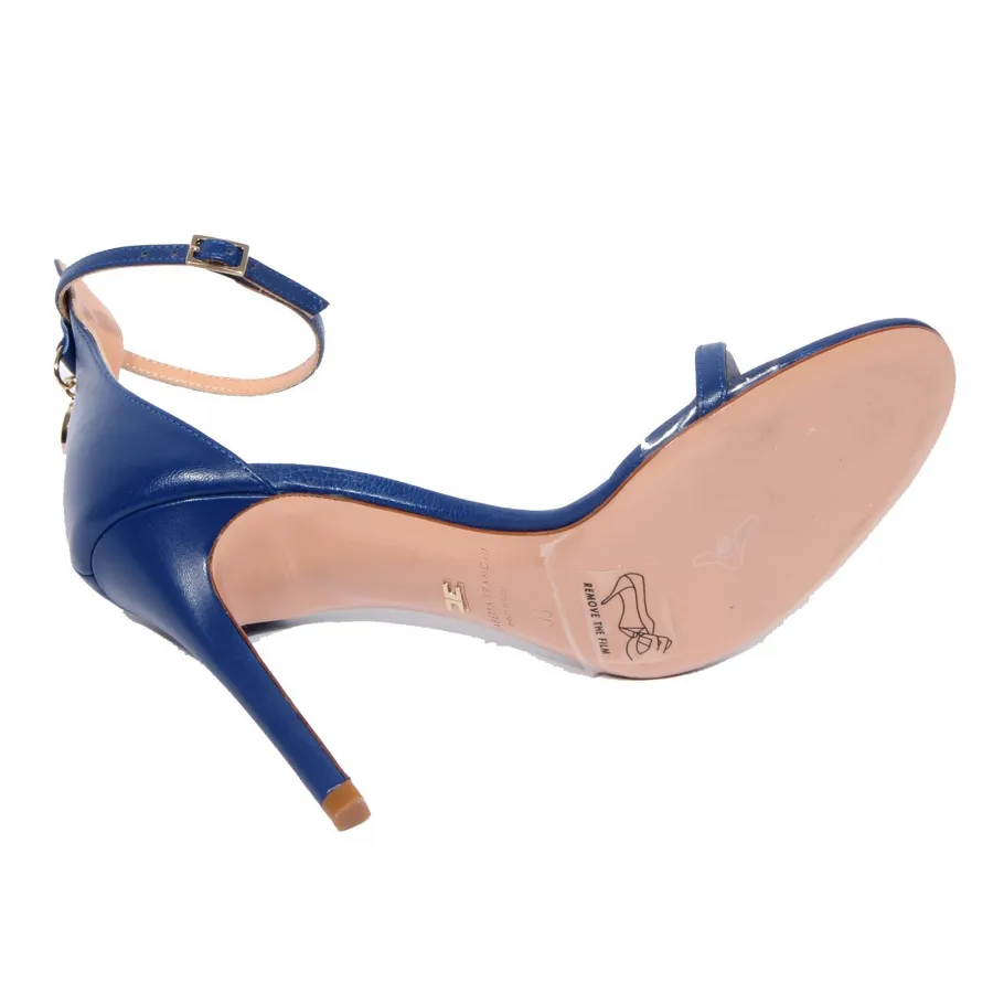 G1952 sandalo donna ELISABETTA FRANCHI blue Capri sandal woman
