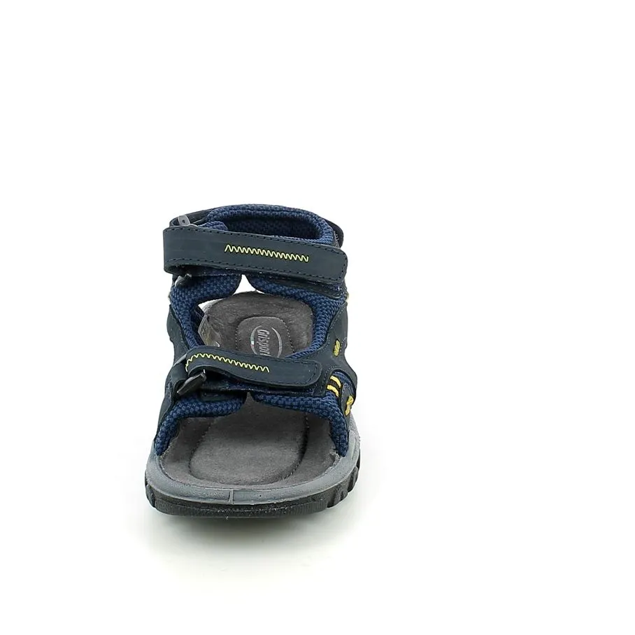 Grisport  Sandalo Navy con strappi 