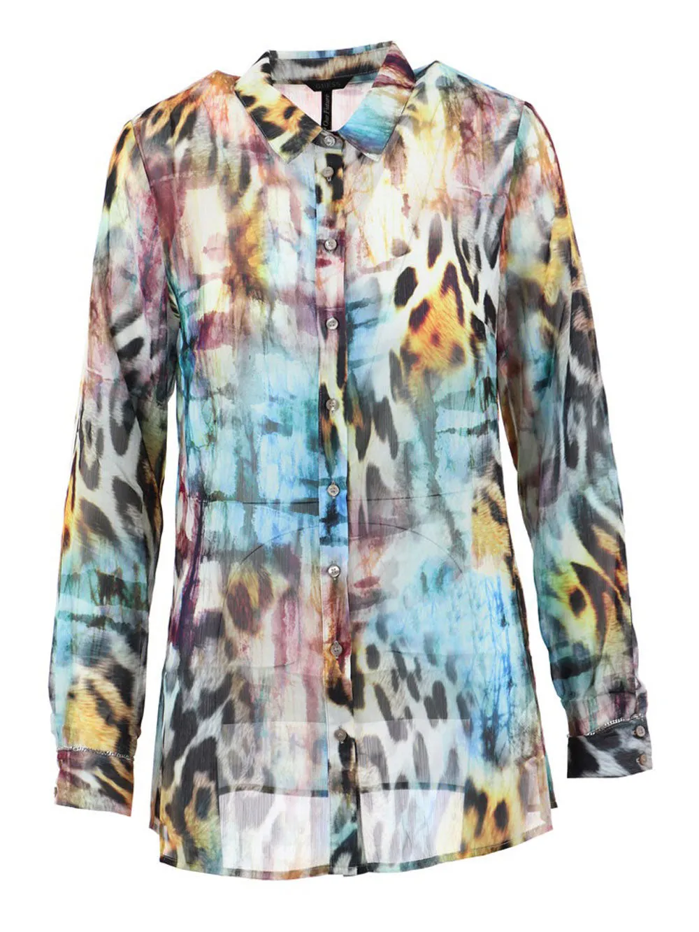 GUESS Camicia Donna - Fantasia modello W3BH69WDW52