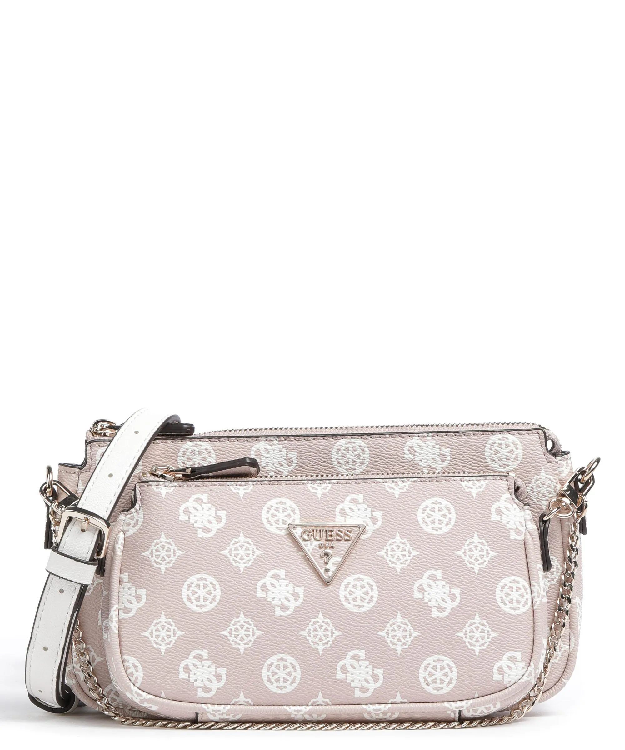  Guess Noelle Borsa a spalla pelle sintetica rosa antico  