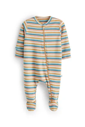 KIDLY - Blu/Marrone biologico - Tutina da notte    