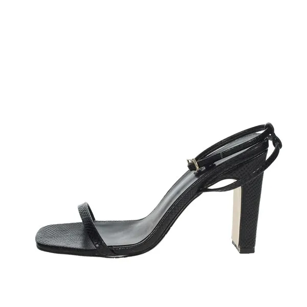LAURA BIAGIOTTI  SANDALI CON TACCO CAMP.187 NERO