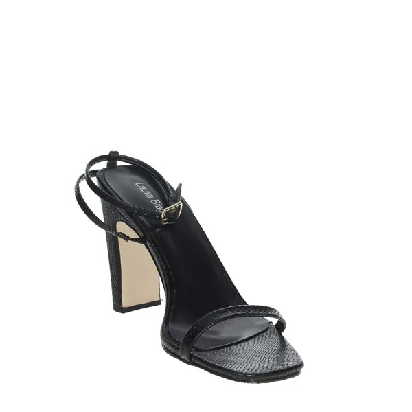 LAURA BIAGIOTTI  SANDALI CON TACCO CAMP.187 NERO