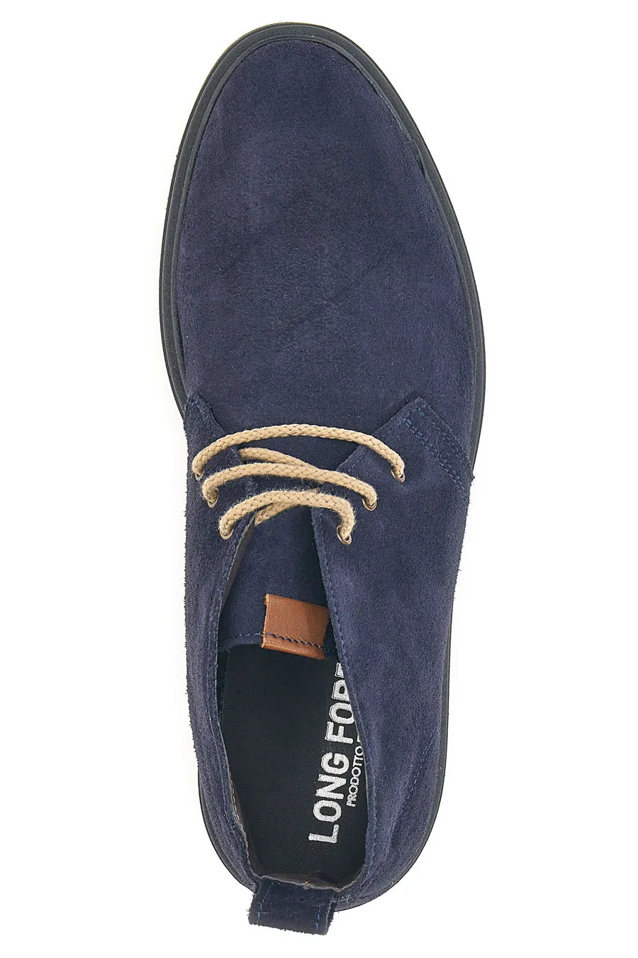   LONGFORD Polacchini Vera Pelle Blu Longford 504