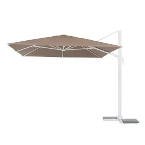 Ombrellone decentrato  marrone - 4x3 m Melhia 