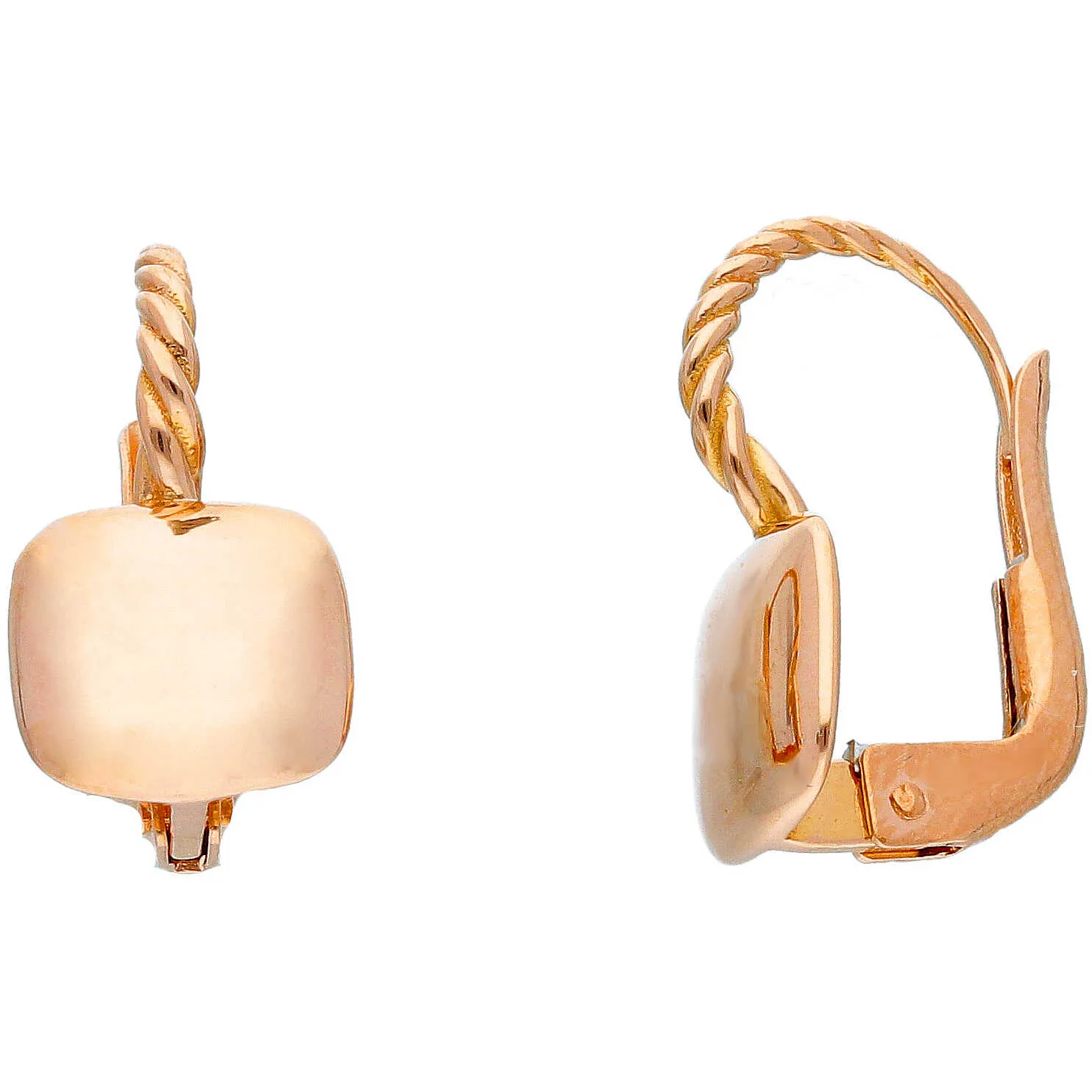 orecchini Pendente oro Rosa GioiaPura Oro 750