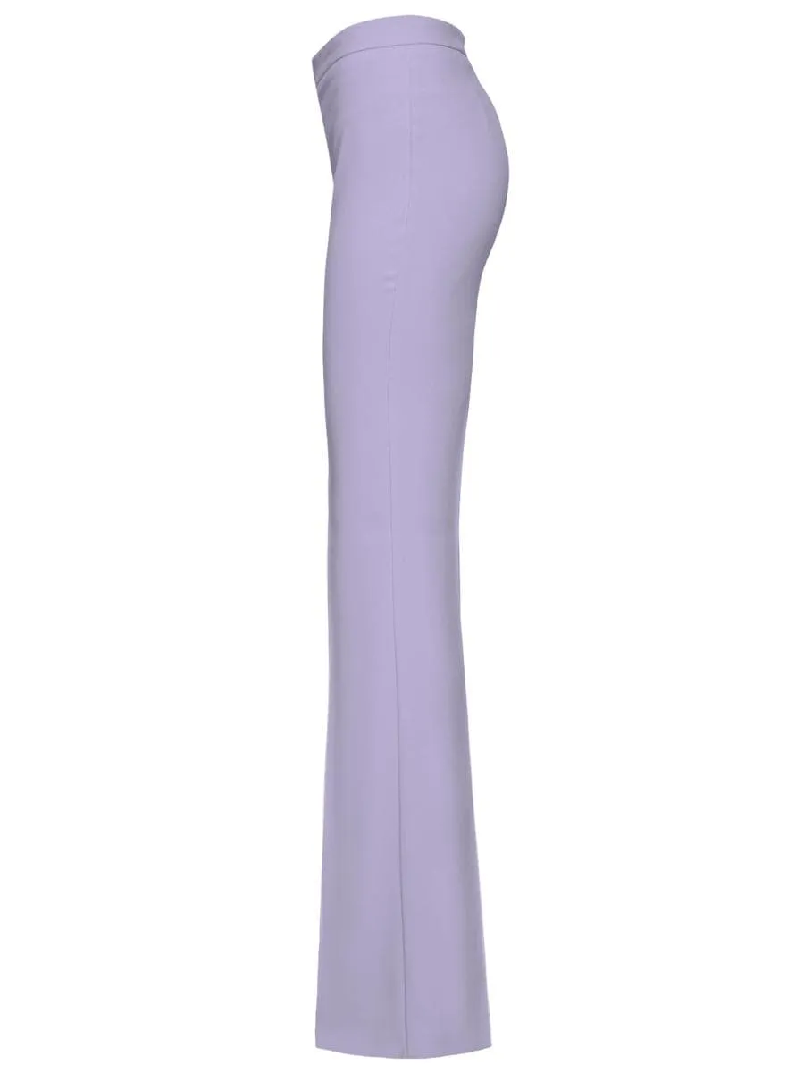 Pantaloni flared stretch