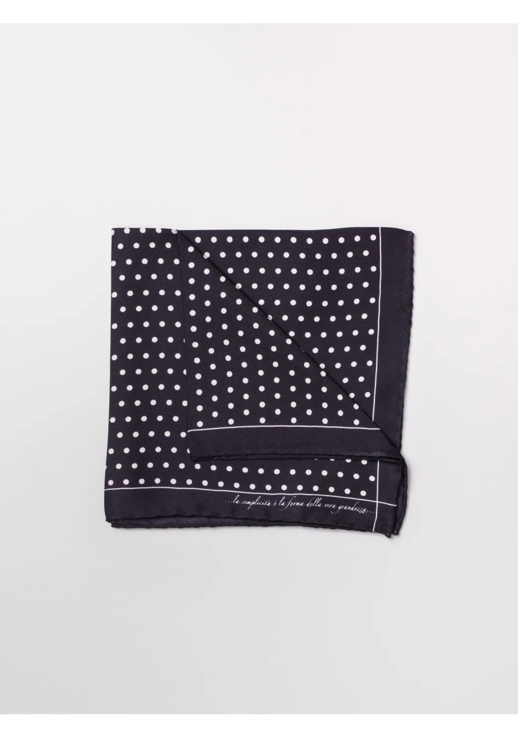 POCHETTE SETA BUSINESS POIS BLU