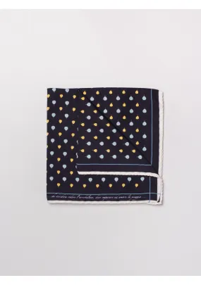 POCHETTE SETA DANDY MONGOLFIERA BLU