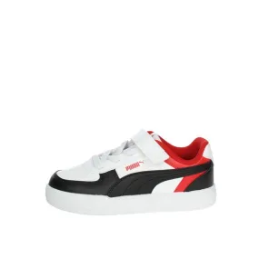 PUMA  SNEAKERS BASSA 391470 BIANCO/NERO/ROSSO