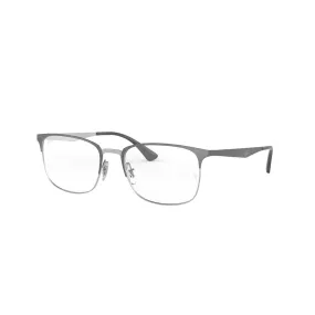   Ray-Ban RX 6421 - 3004 Argento In Alto Grigio | Occhiale Da Vista Unisex 