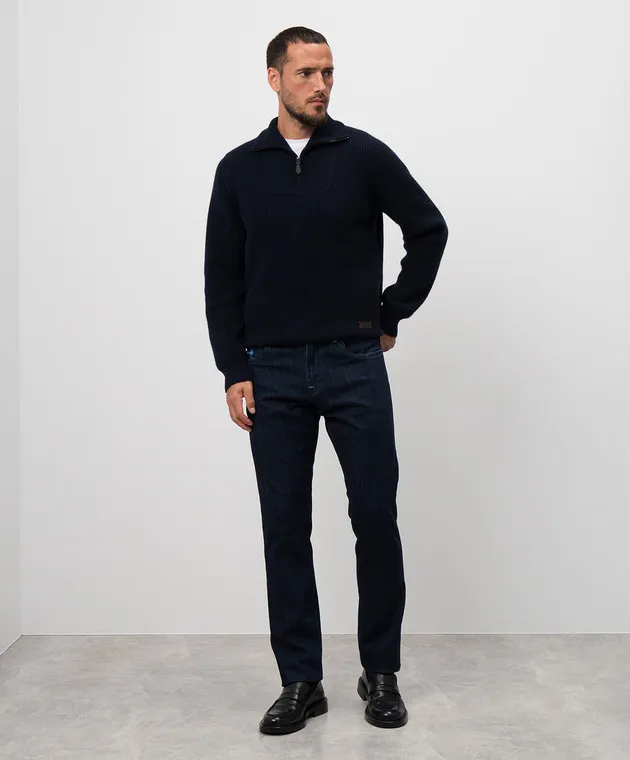 Scissor Scriptor Jeans COSTANTINO blu con ricamo logo COSTANTINOT046764