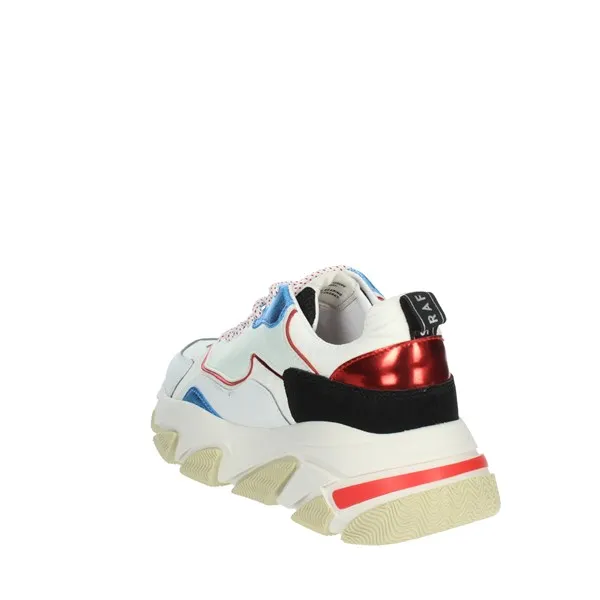 SERAFINI  SNEAKERS BASSA DTWIN04 BIANCO/ROSSO