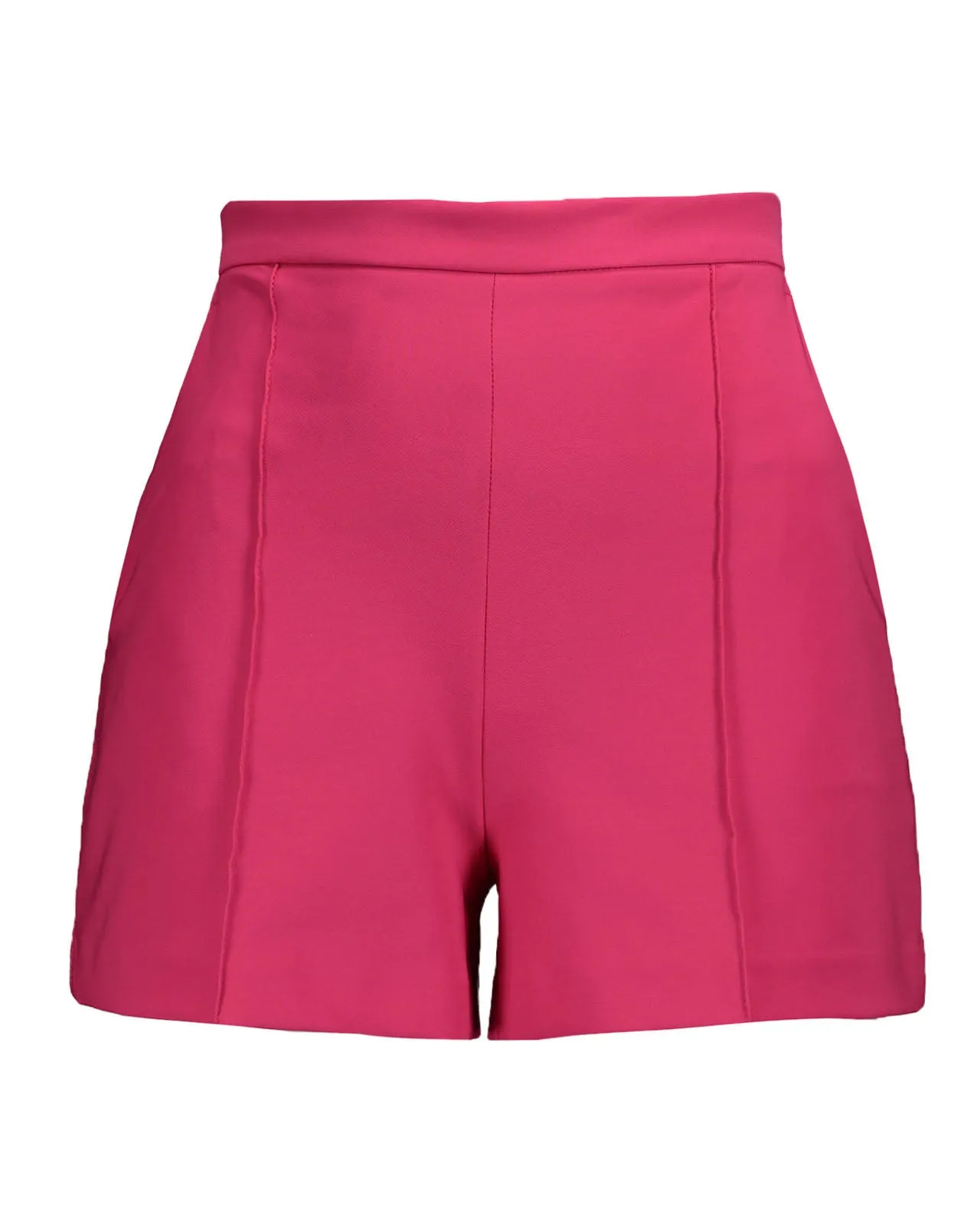 Shorts vita alta fucsia