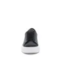 Sneakers D.A.T.E. SFERA CALF in pelle nero e argento