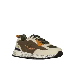 Sneakers logo mesh - avocado