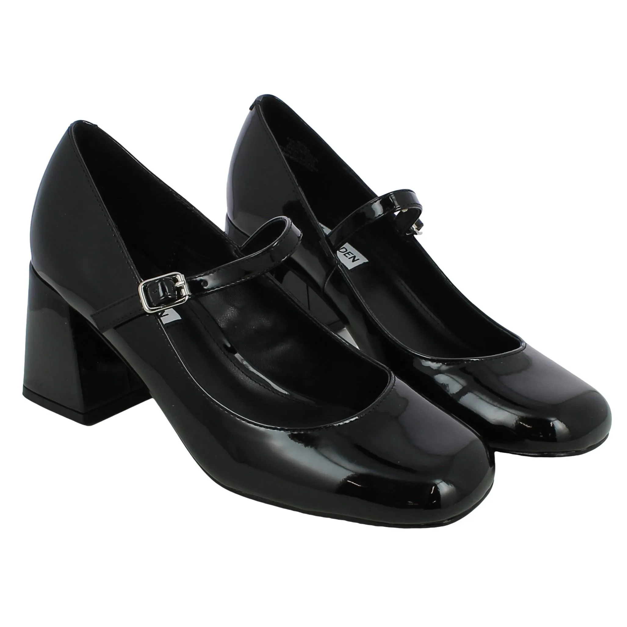 Steve Madden  Peptalk - Scarpa con tacco in Vernice Nero 