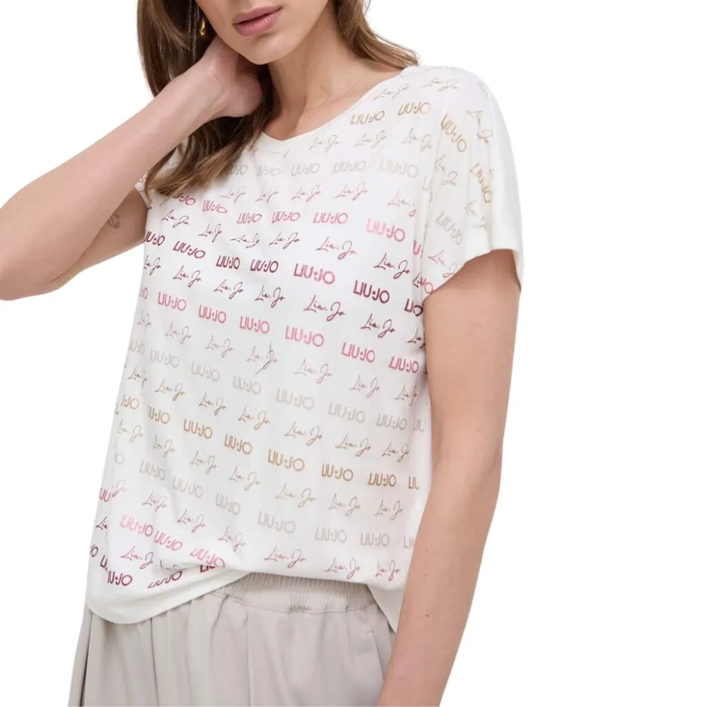 T-shirt Liu Jo maniche corte in viscosa