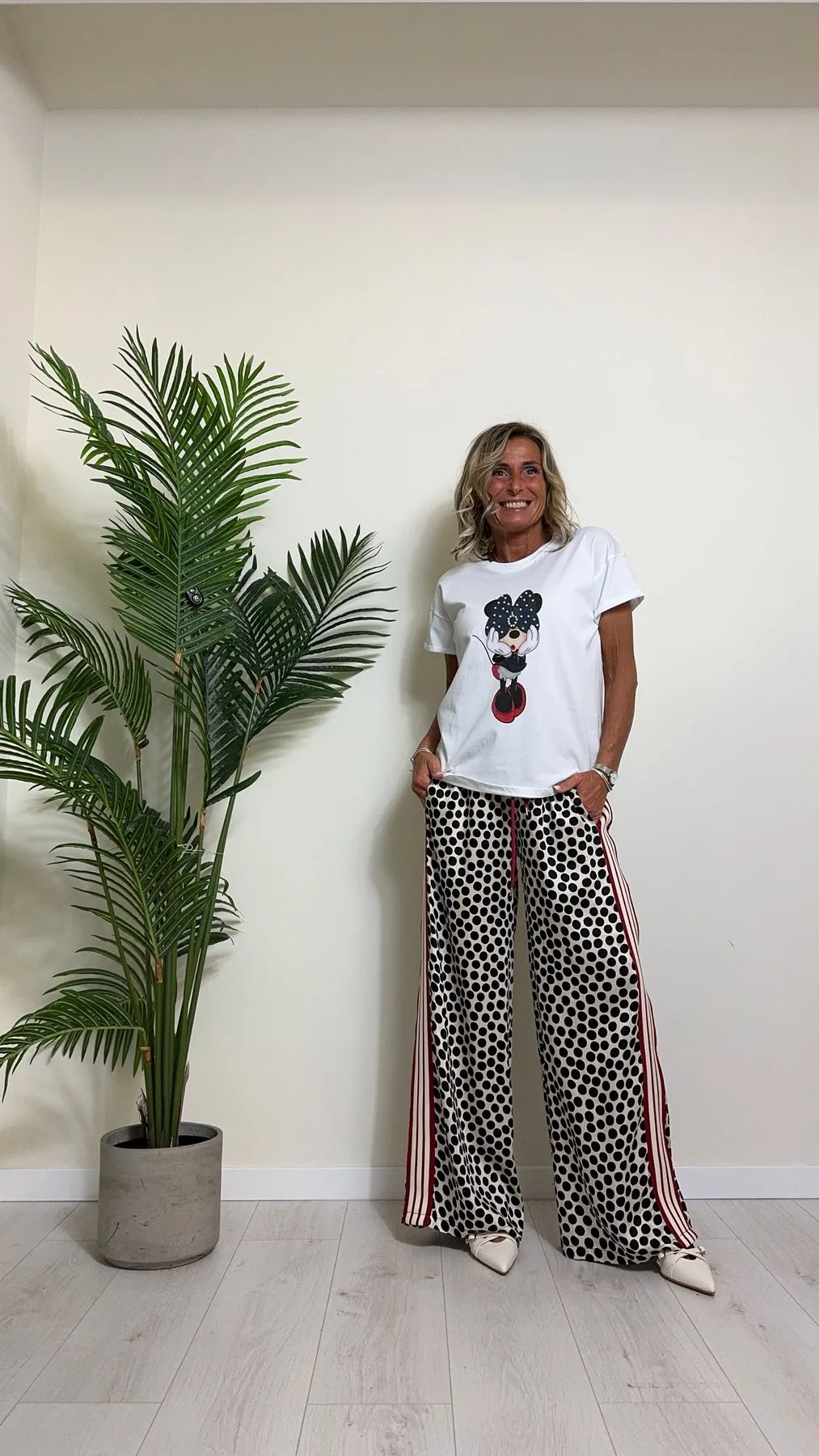 TENSIONE IN - 24M1795 - T-SHIRT STAMPA MINNIE