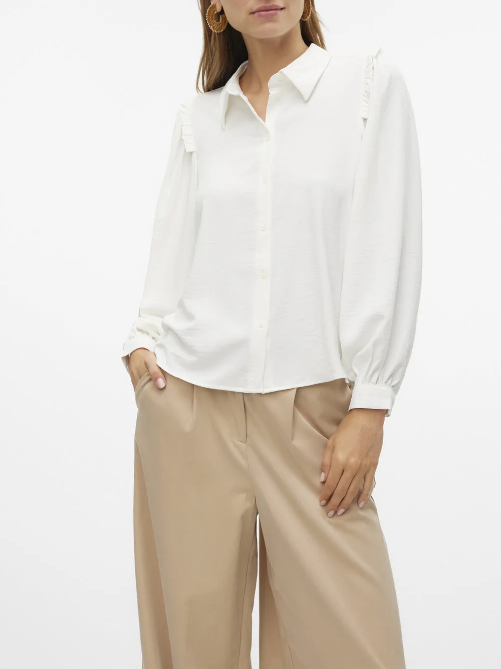 VERO MODA Camicia Donna - Bianco modello 10314640