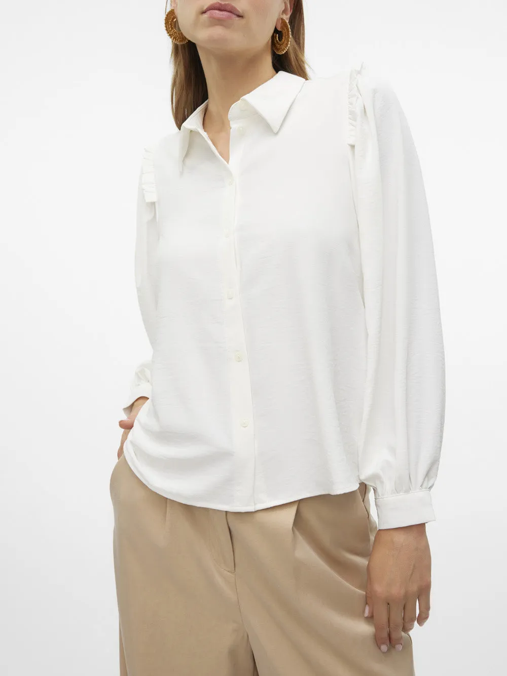 VERO MODA Camicia Donna - Bianco modello 10314640