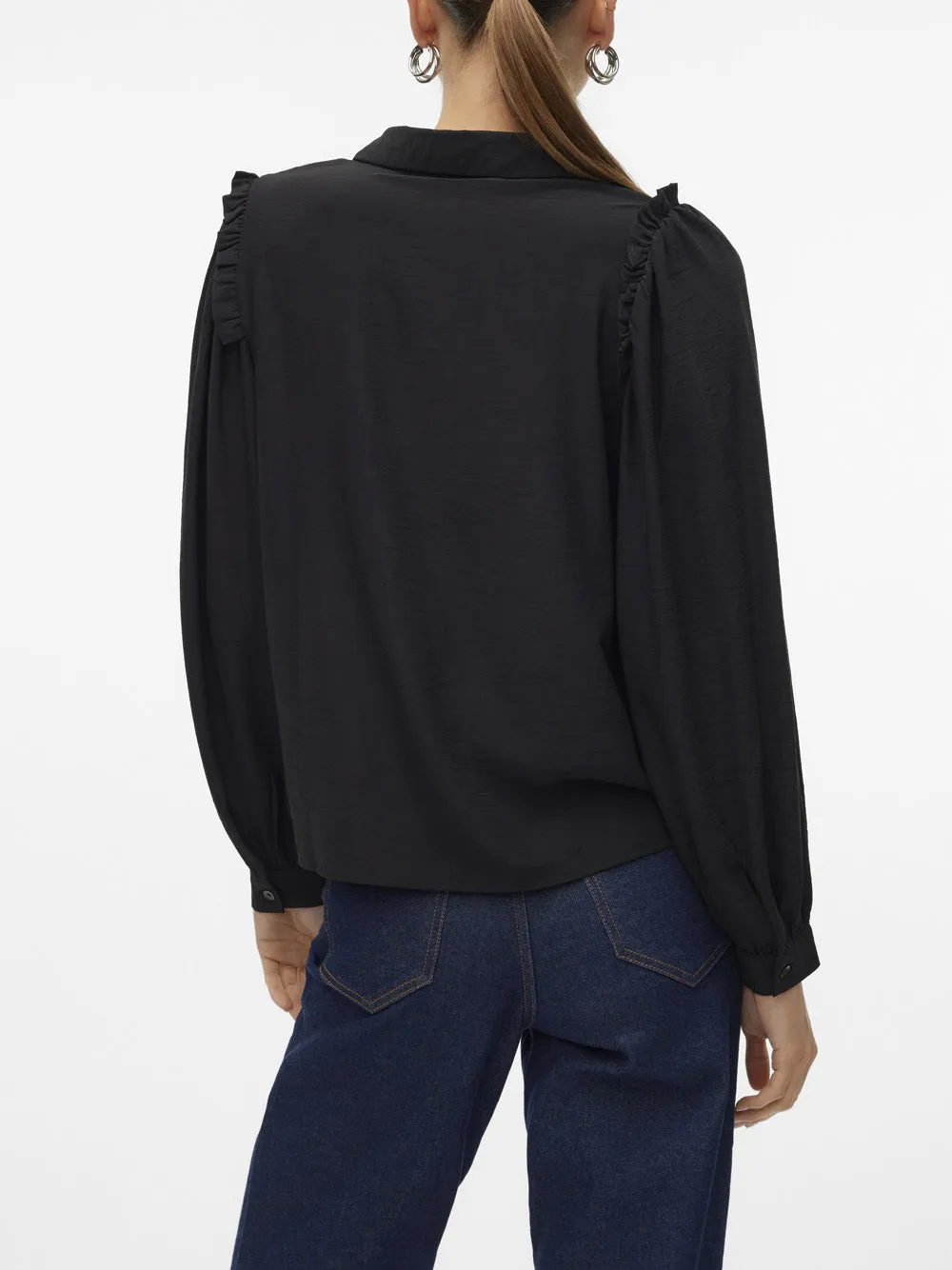 VERO MODA Camicia Donna - Nero modello 10314640