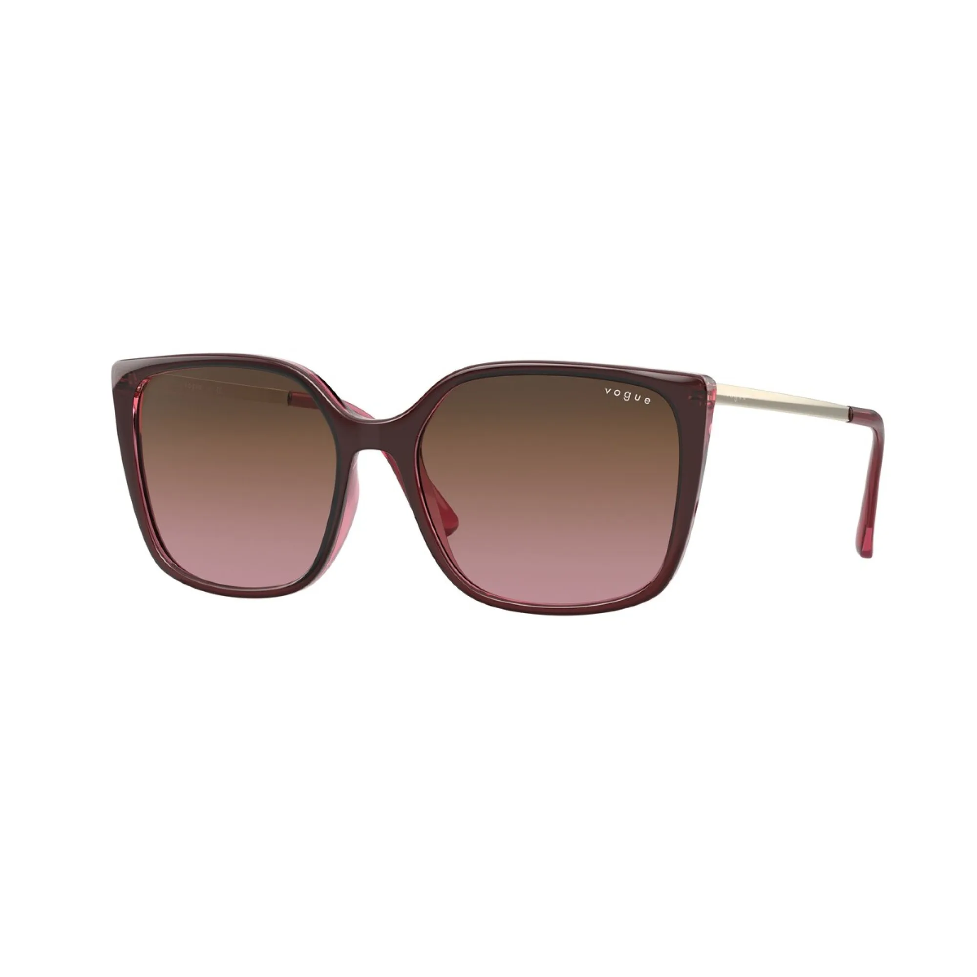   Vogue VO 5353S - 287314 Rosso Superiore Su Rosa Trasparente | Occhiale Da Sole Donna 